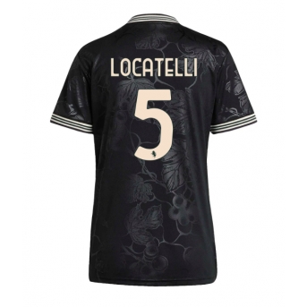 Billige Fotballdrakt Juventus Manuel Locatelli #5 Replika Tredjedrakt Dame 2025-26 Kortermet